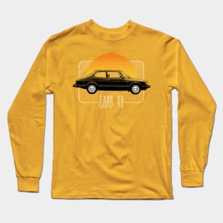 Saab 90 Retro Design Long Sleeve T-Shirt